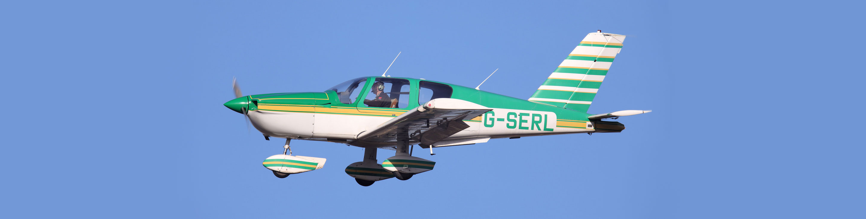 The Socata TB10 based at Henstridge Airfield being flown by a club member.